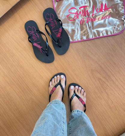 Kit Chinelo + Bolsa - Santa Lolla Verão
