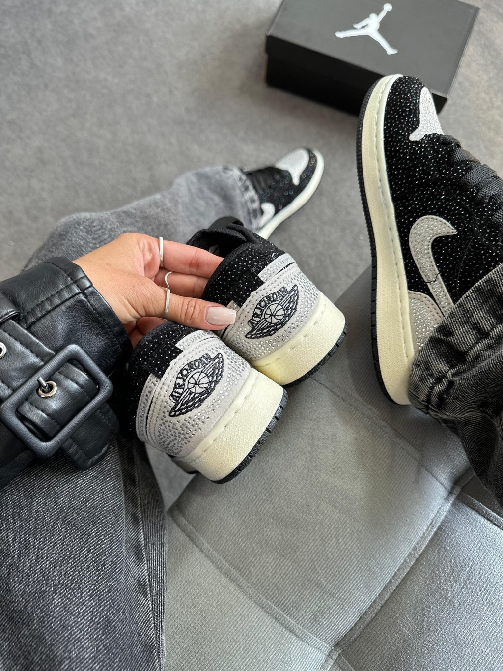 Tênis Nike Jordan Low Shine Preto