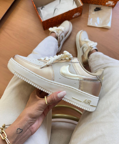 Tênis Nike Air Force Metalizado Luxo