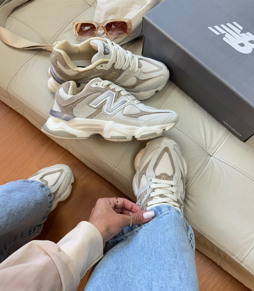 Tênis New Balance 9060 Off White Couro 100% Legítimo
