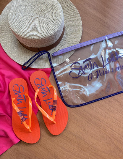 Kit Chinelo + Bolsa - Santa Lolla Verão