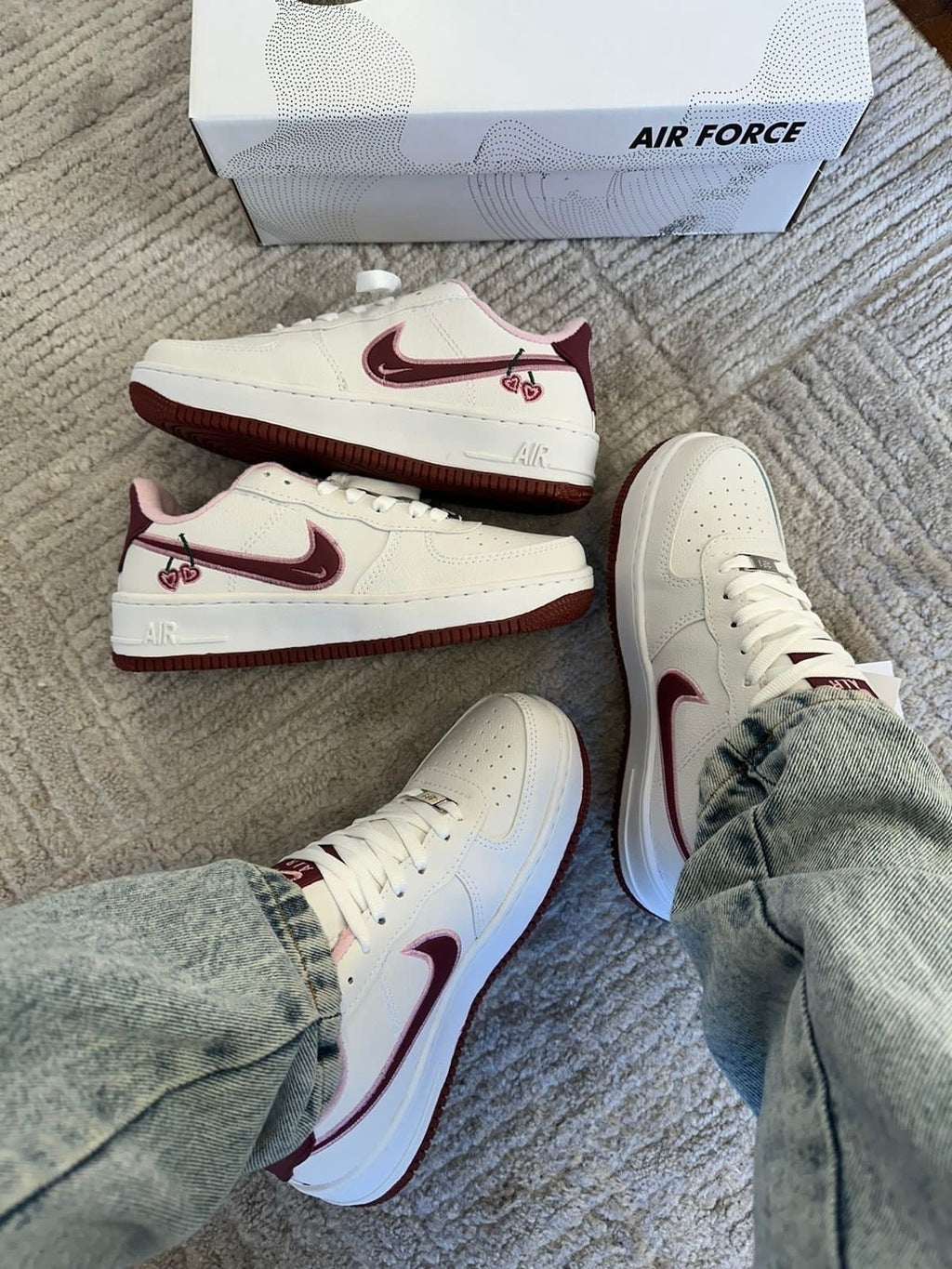 Tênis Nike Air Force Valentine´s Day