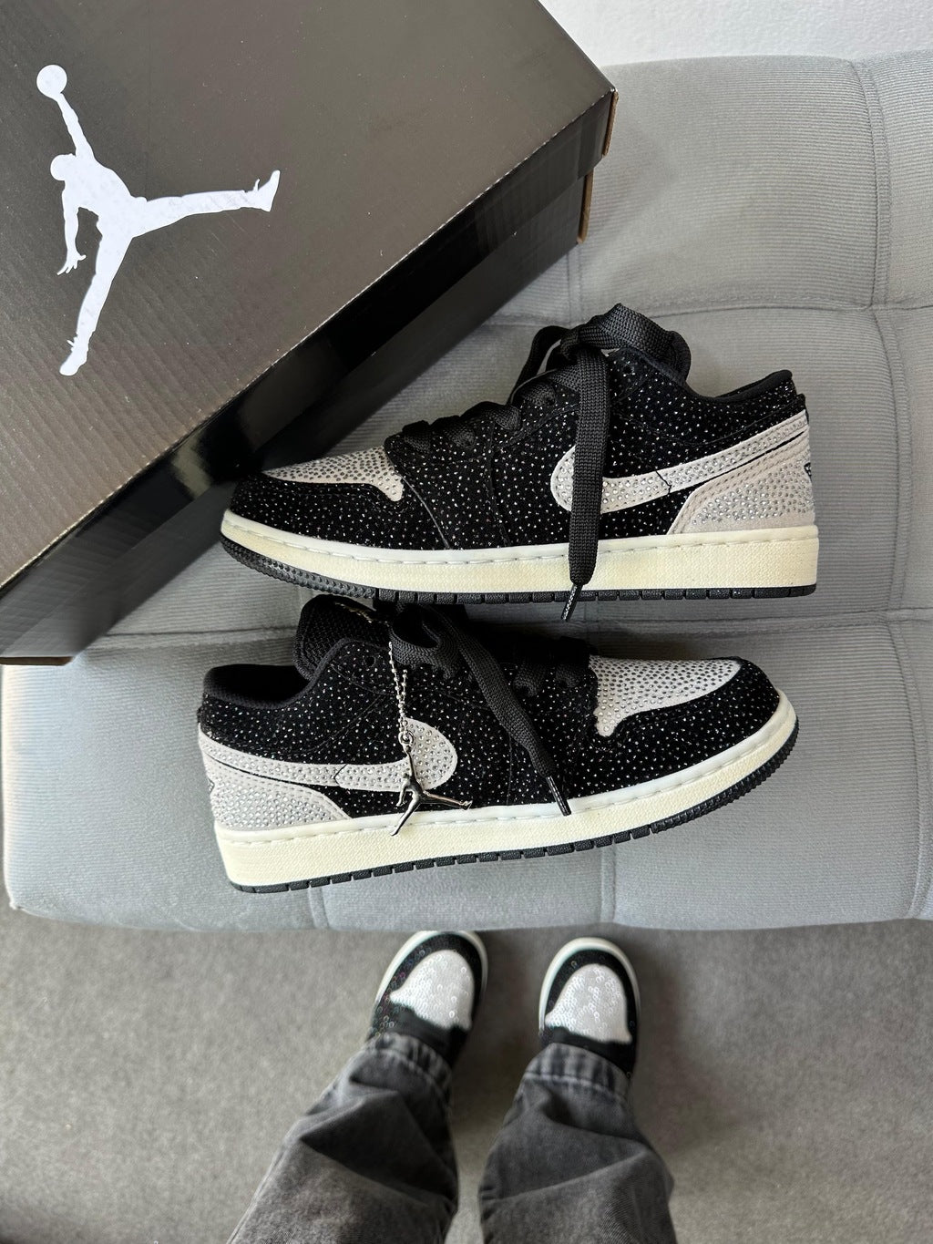 Tênis Nike Jordan Low Shine Preto