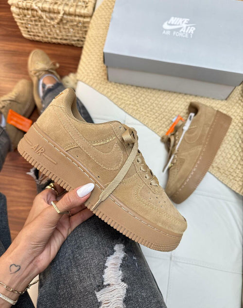 Tênis Nike Air Force Caramelo Camurça Prime