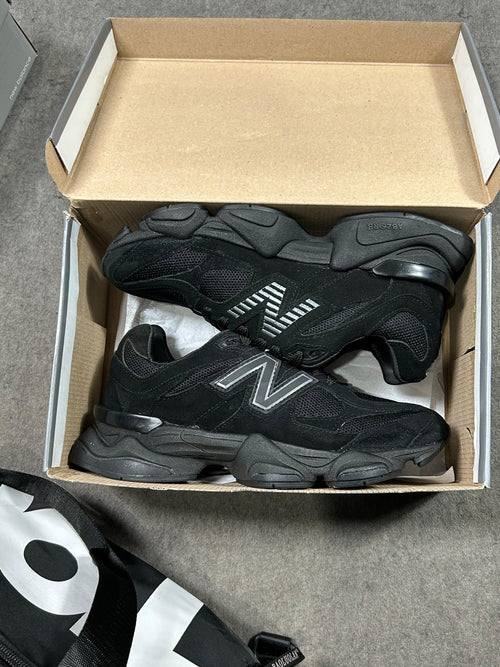 Tênis New Balance 9060 Blackout Couro 100% Legítimo