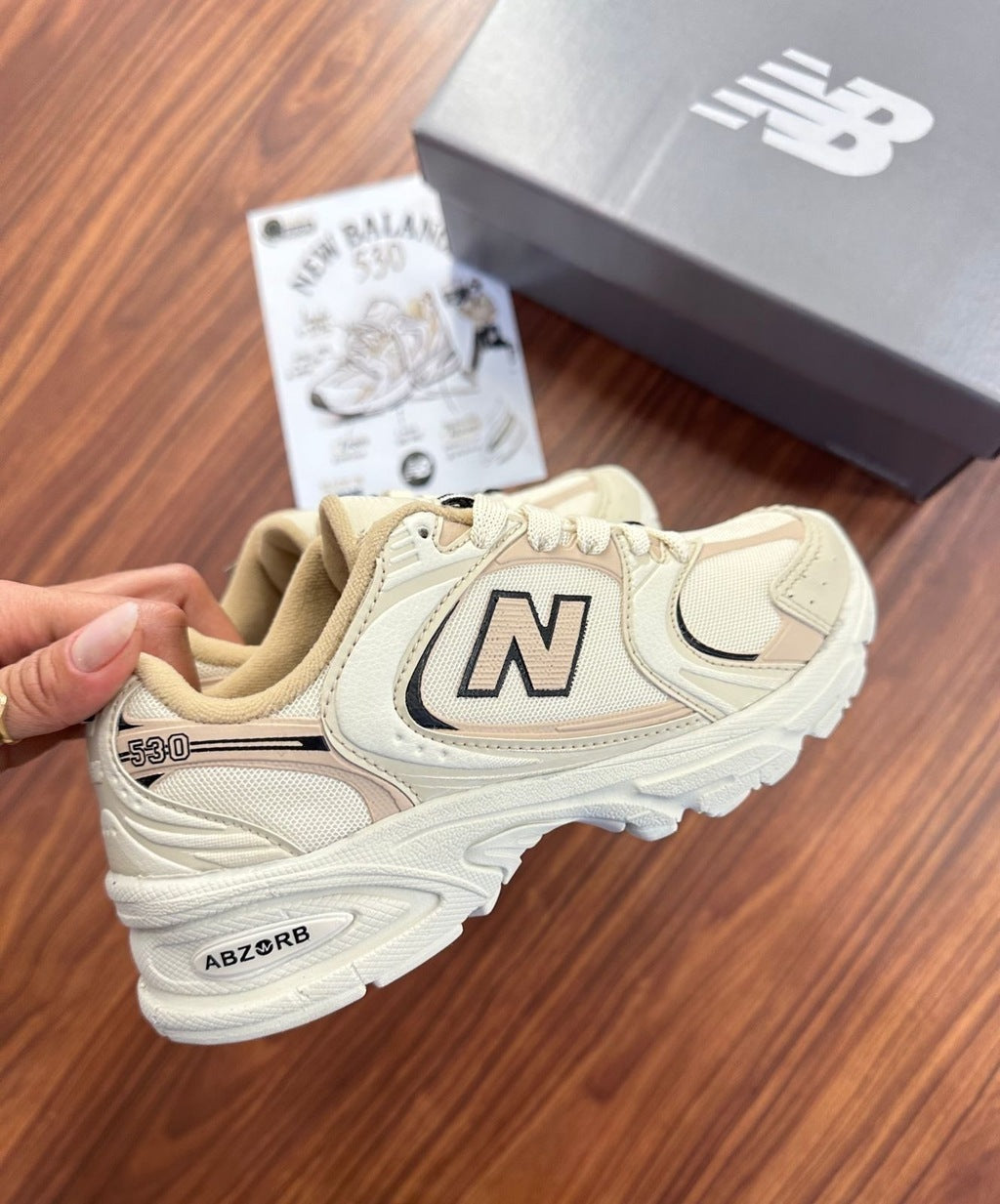 Tênis New Balance 530 Rose Retrô Luxo