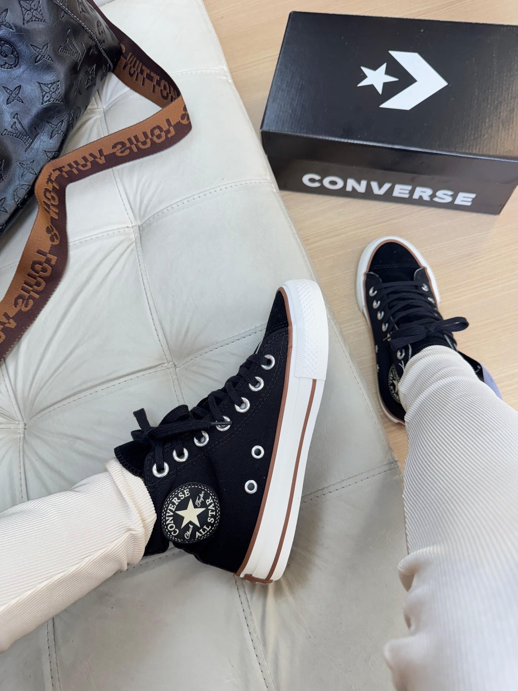 Tênis All Star Cano Alto Preto Prime