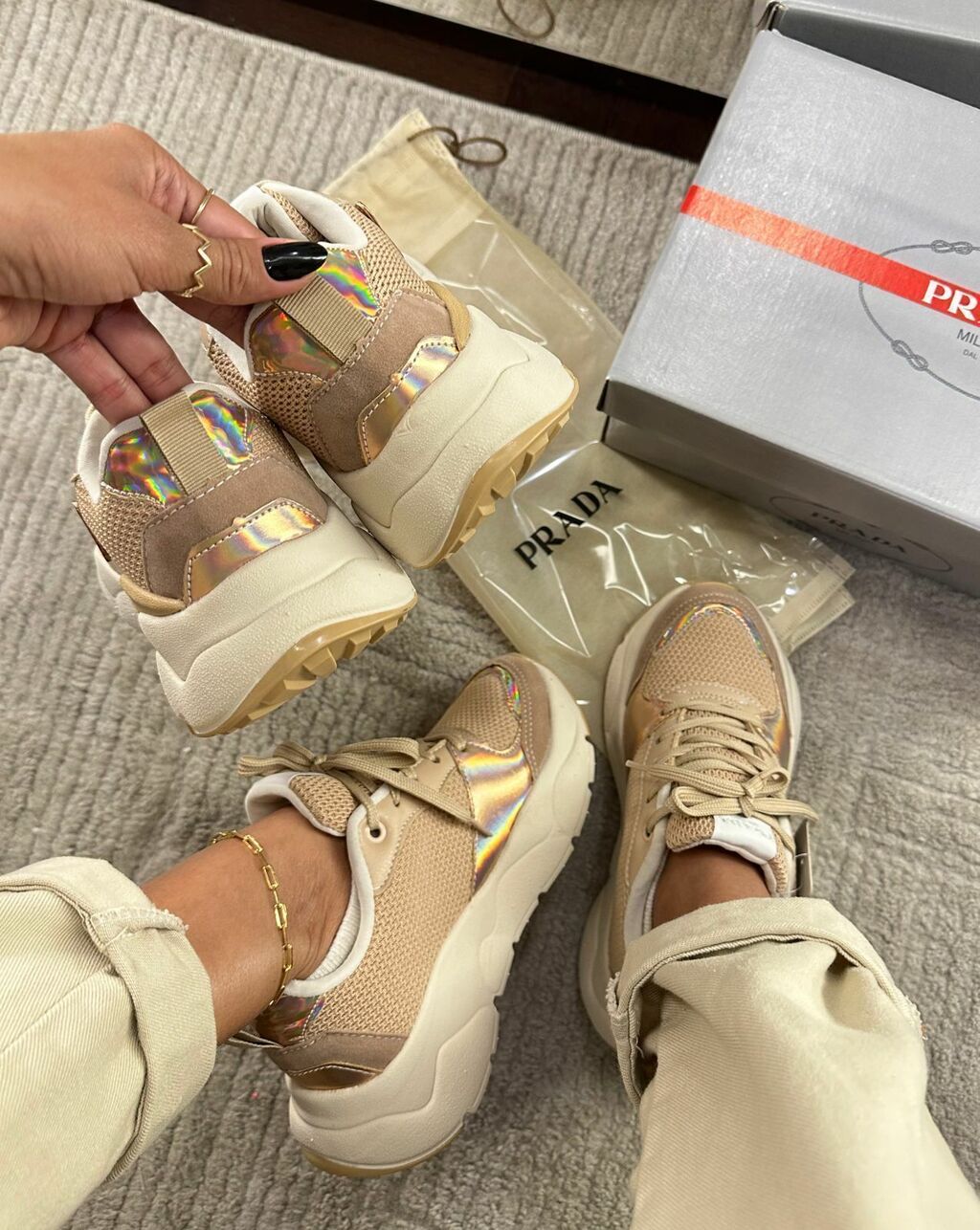 Tênis Prada Milano Dal Luxo