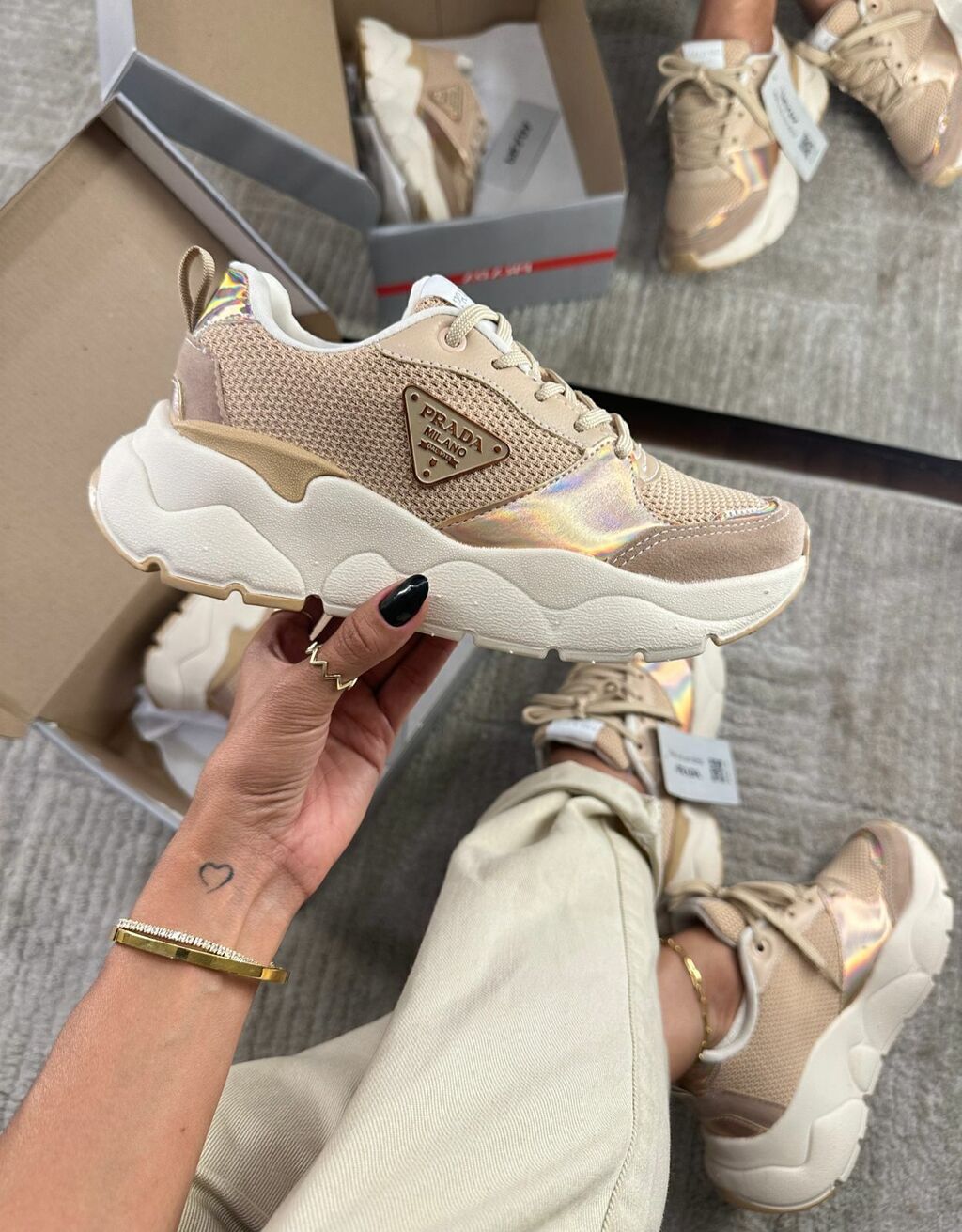 Tênis Prada Milano Dal Luxo