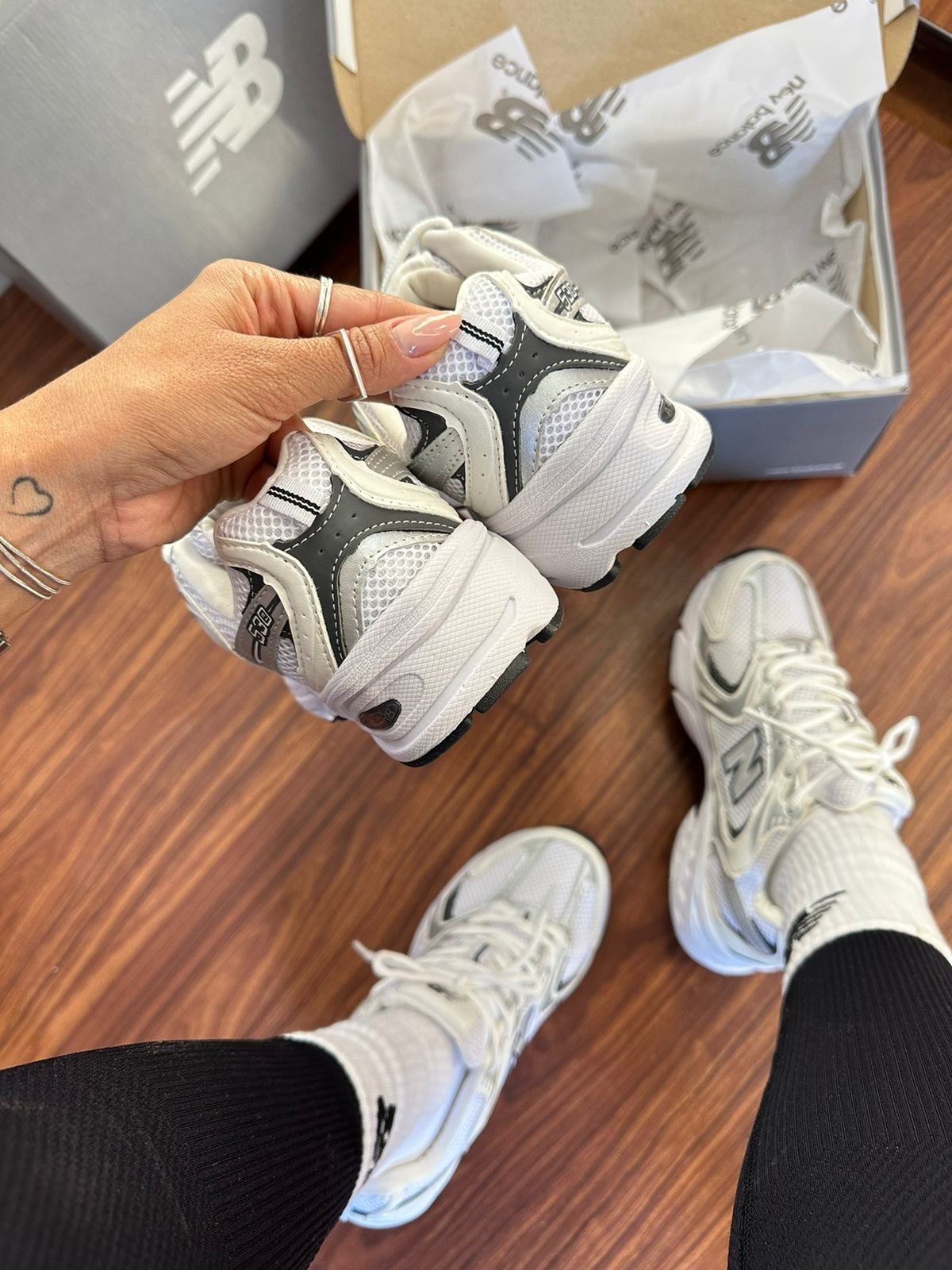 Tênis New Balance 530 Branco Retrô Luxo