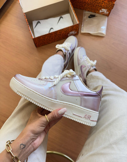 Tênis Nike Air Force Metalizado Luxo