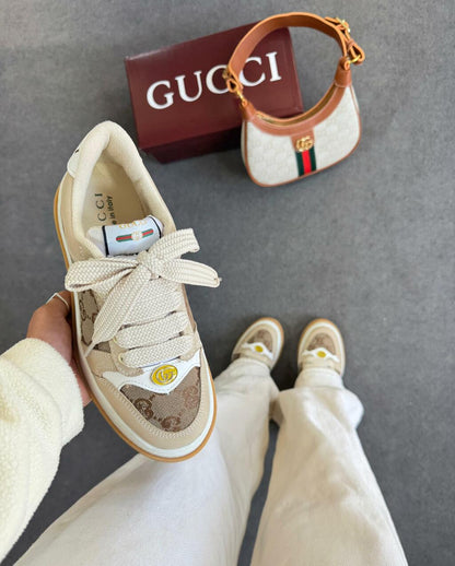 Tênis Gucci Screener Couro 100% Legítimo