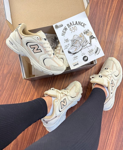 Tênis New Balance 530 Rose Retrô Luxo