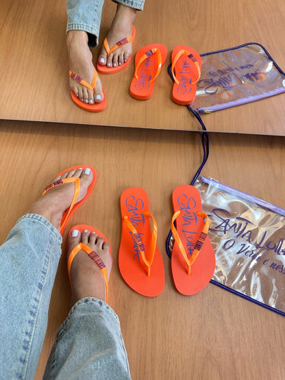 Kit Chinelo + Bolsa - Santa Lolla Verão