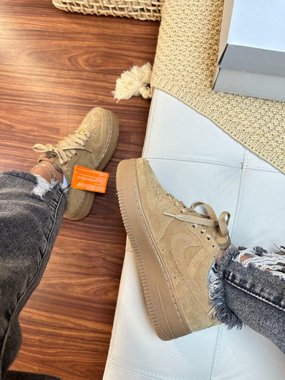 Tênis Nike Air Force Caramelo Camurça Prime