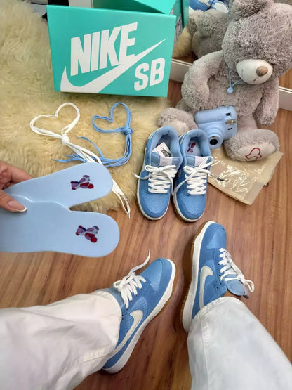 Tênis Nike Dunk Low Azul Teddy Bear