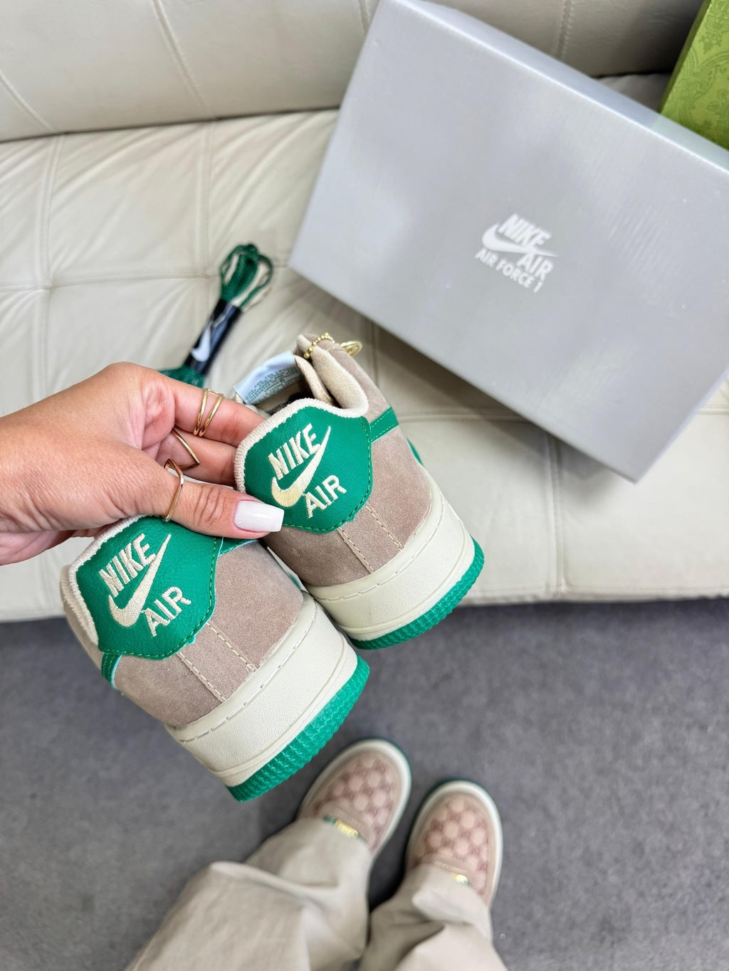 Tênis Nike Air Force Gucci Premium