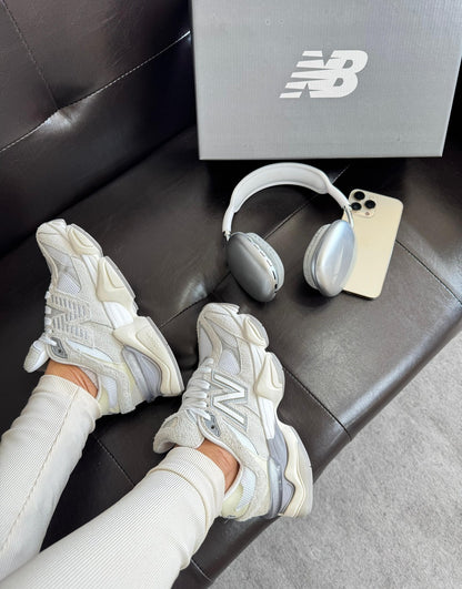 Tênis New Balance 9060 Cloud Gray Couro 100% Legítimo