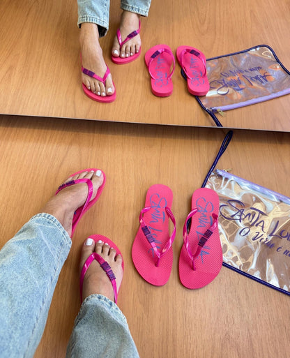 Kit Chinelo + Bolsa - Santa Lolla Verão