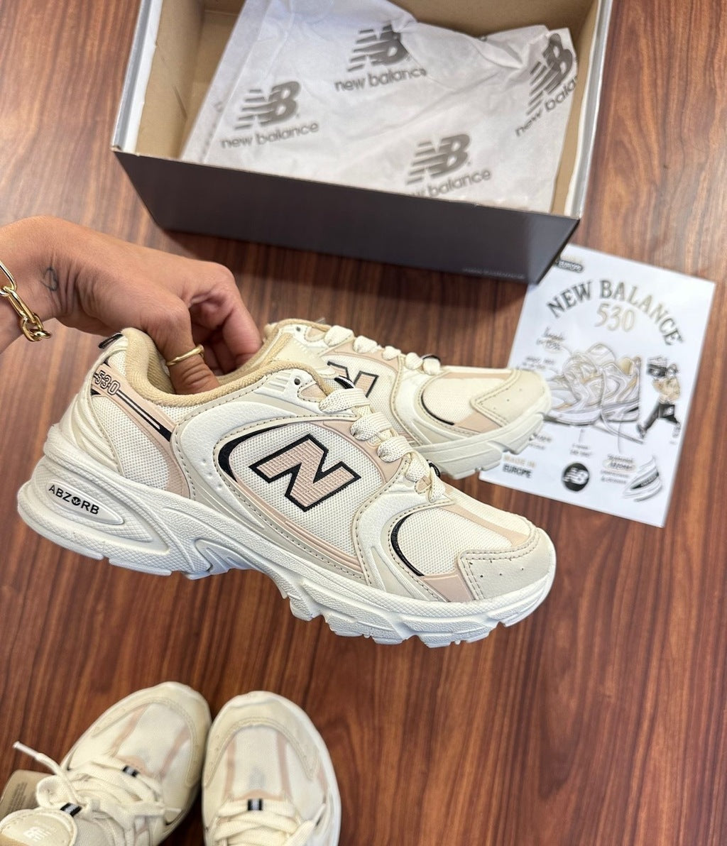 Tênis New Balance 530 Rose Retrô Luxo